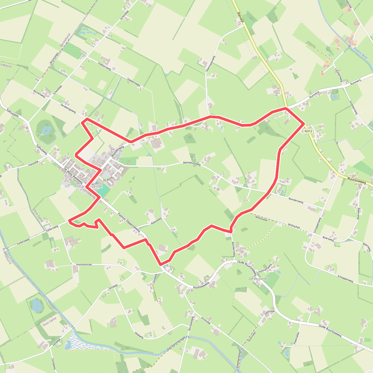 Koediekwandeling