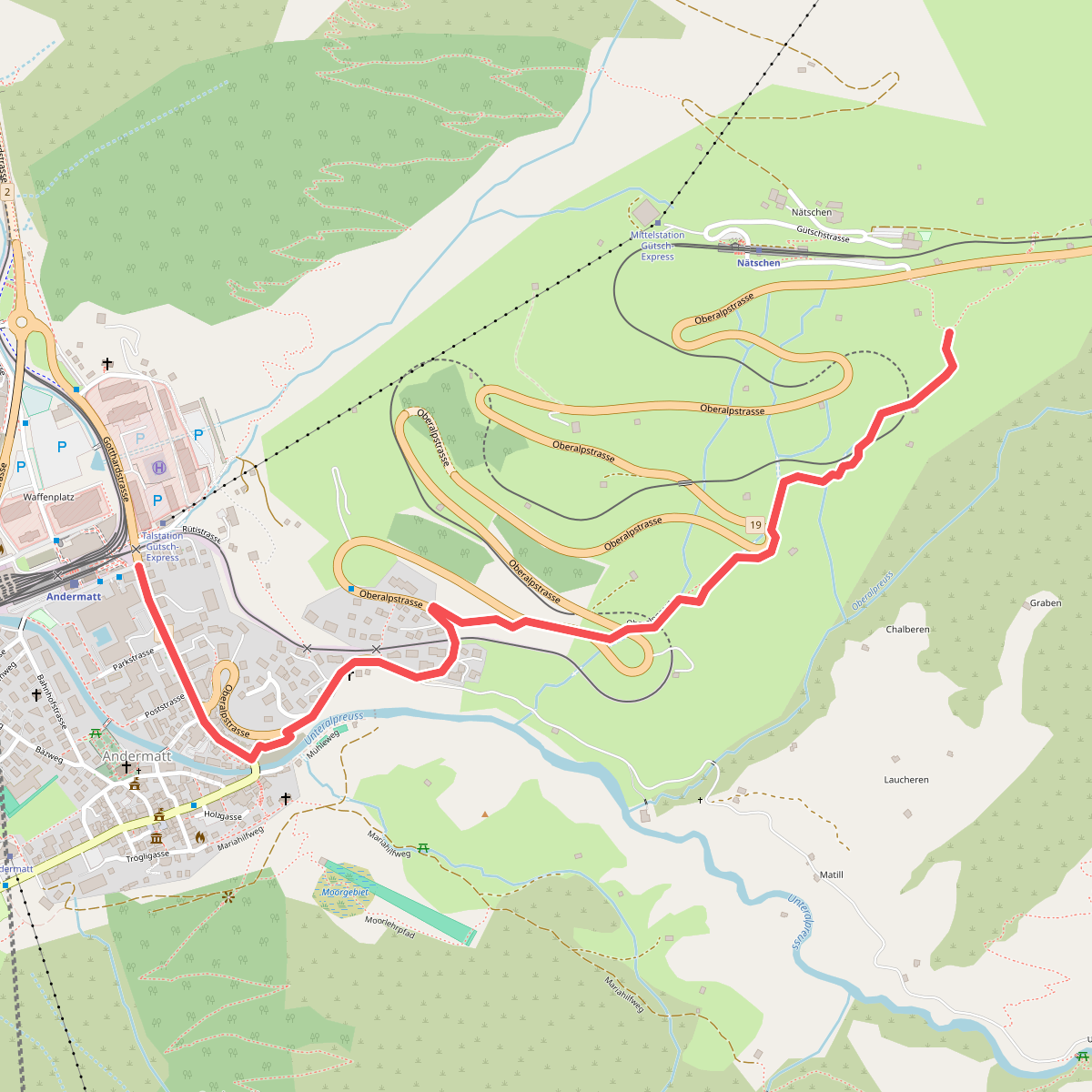 Andermatt - Unter Nätschen