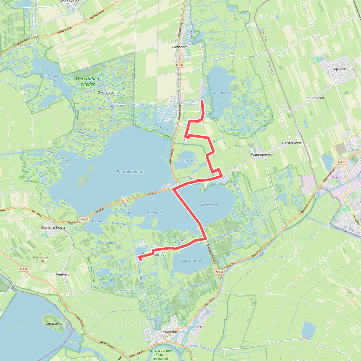 Giethoorn - Belt-Schutsloot · Stellingenpad etappe 4