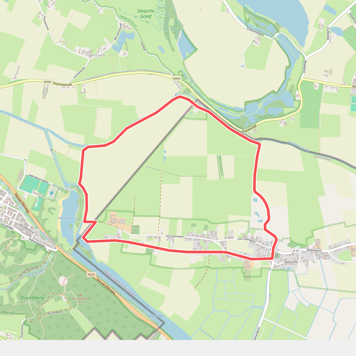 Herinneringsroute Thornsche Molen - Zyfflich
