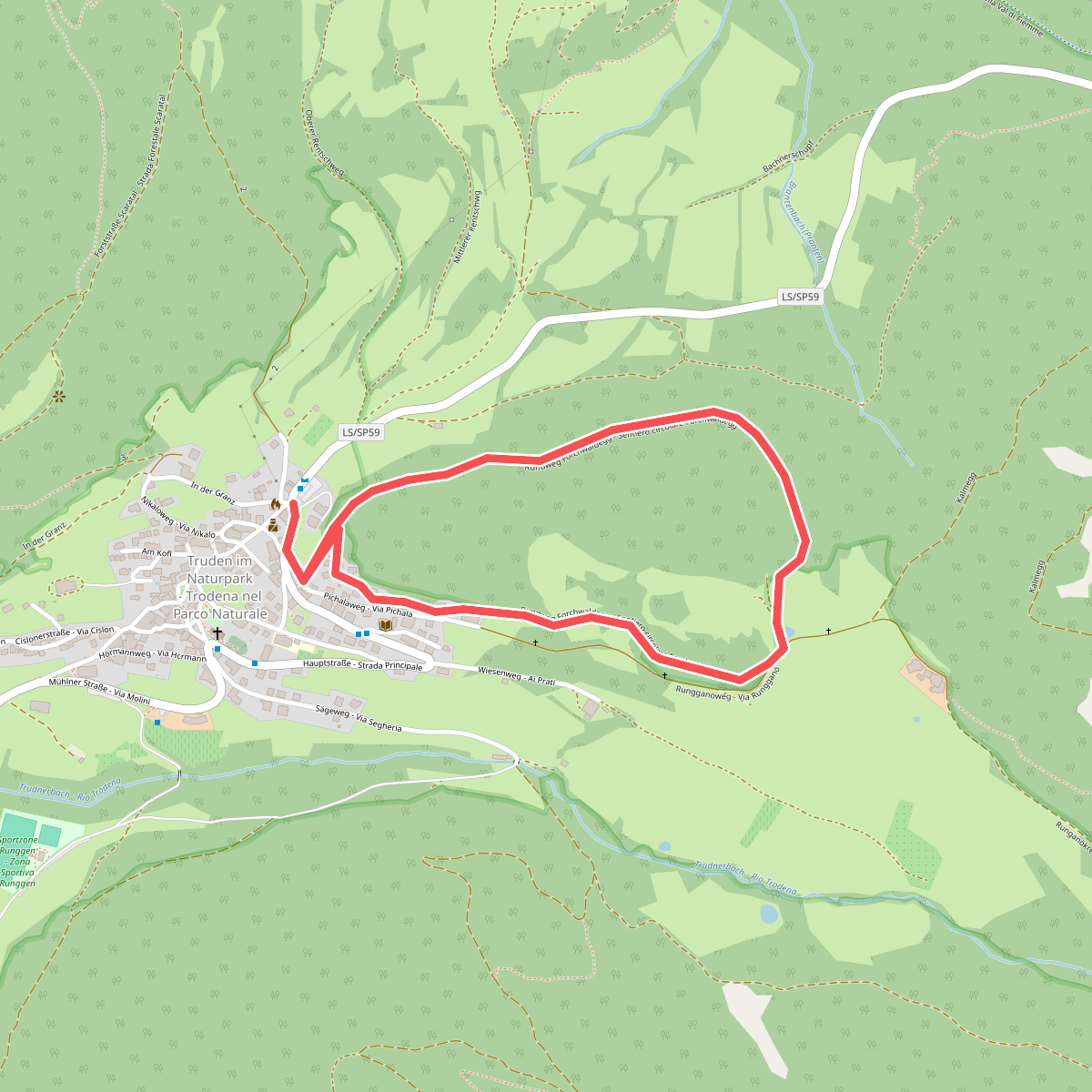 Rundweg Forchwaldegg - Sentiero circolare Forchwaldegg