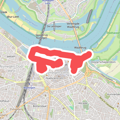 Al wandelend door Nijmegen