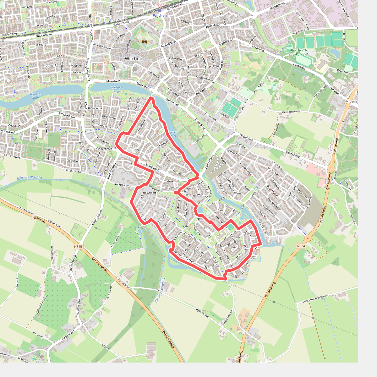 Ommetje Wijchen 8: Route Kerkeveld