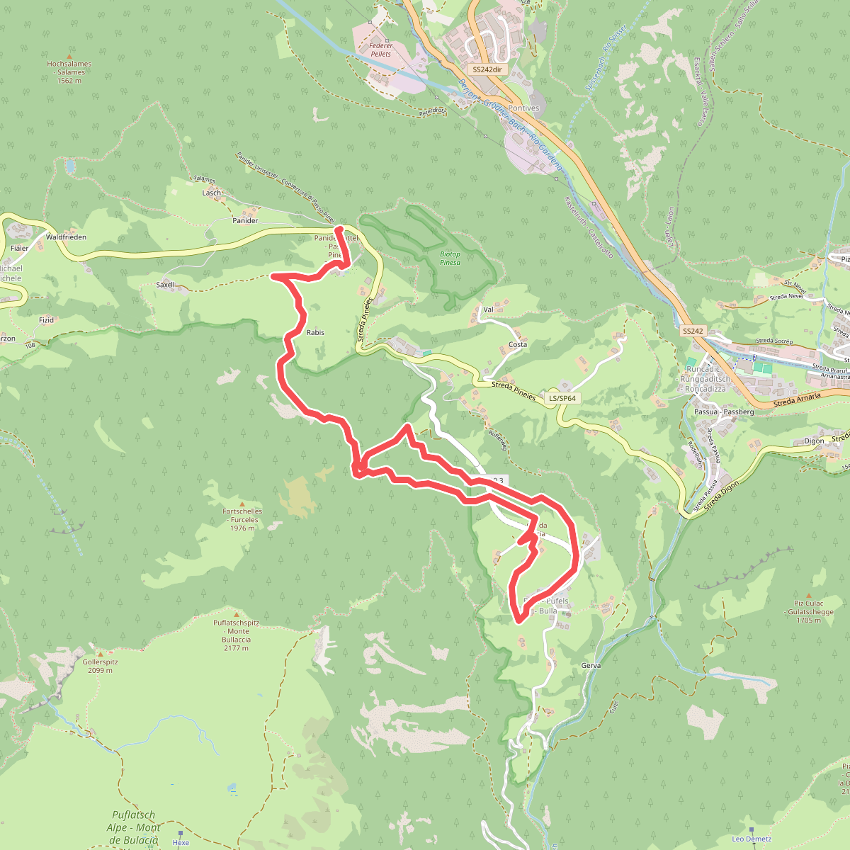 Geotrail Bula - Pufels - Bulla