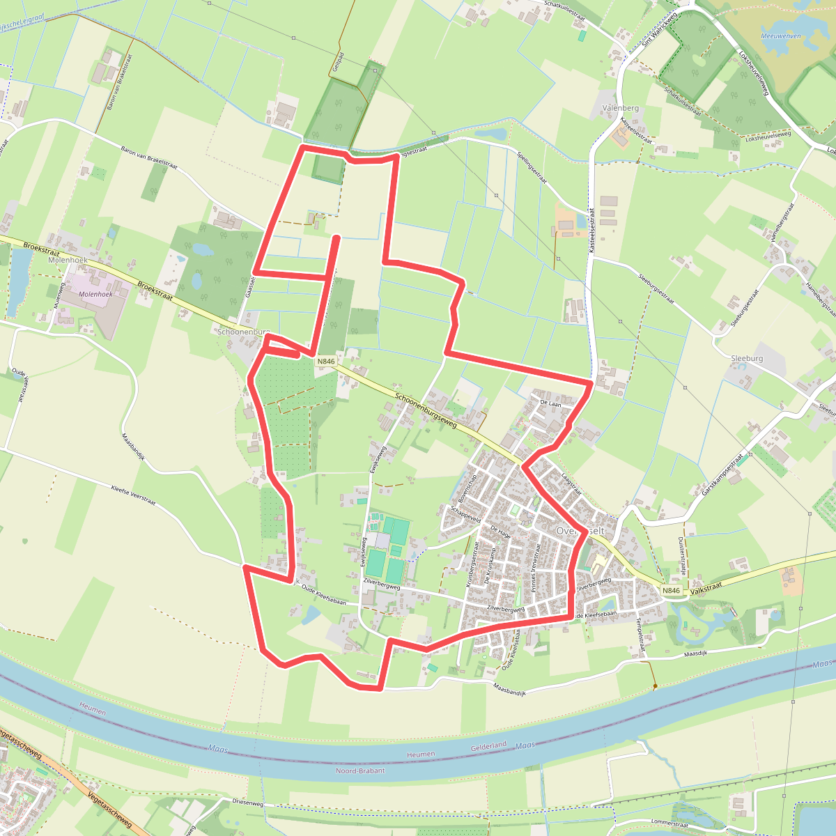 Wandelroute WOII in Overasselt
