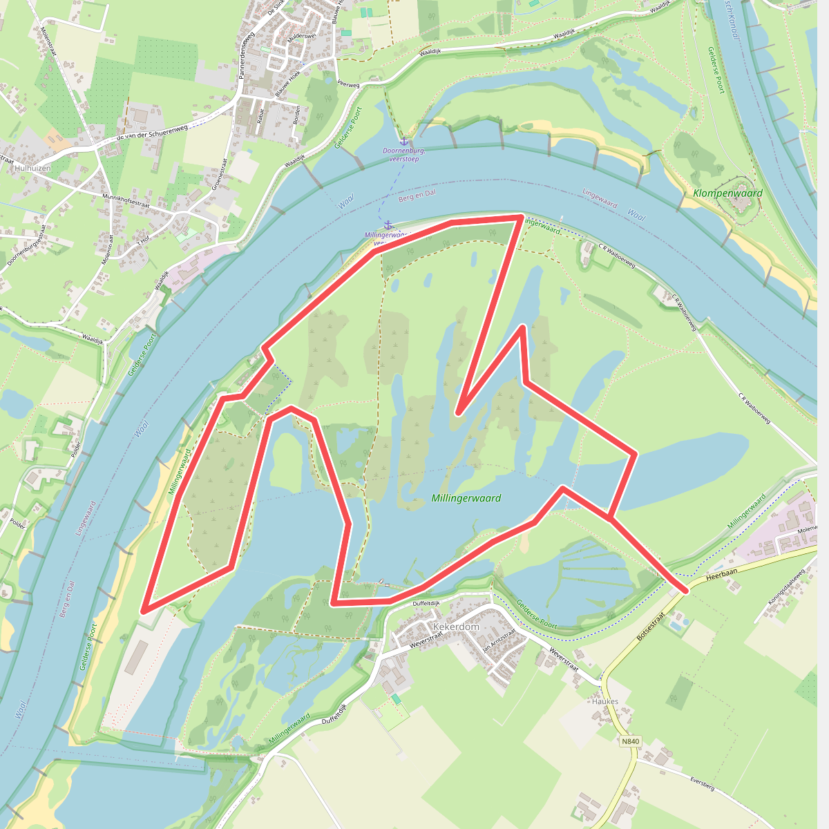 Struinroute bevers als bouwers