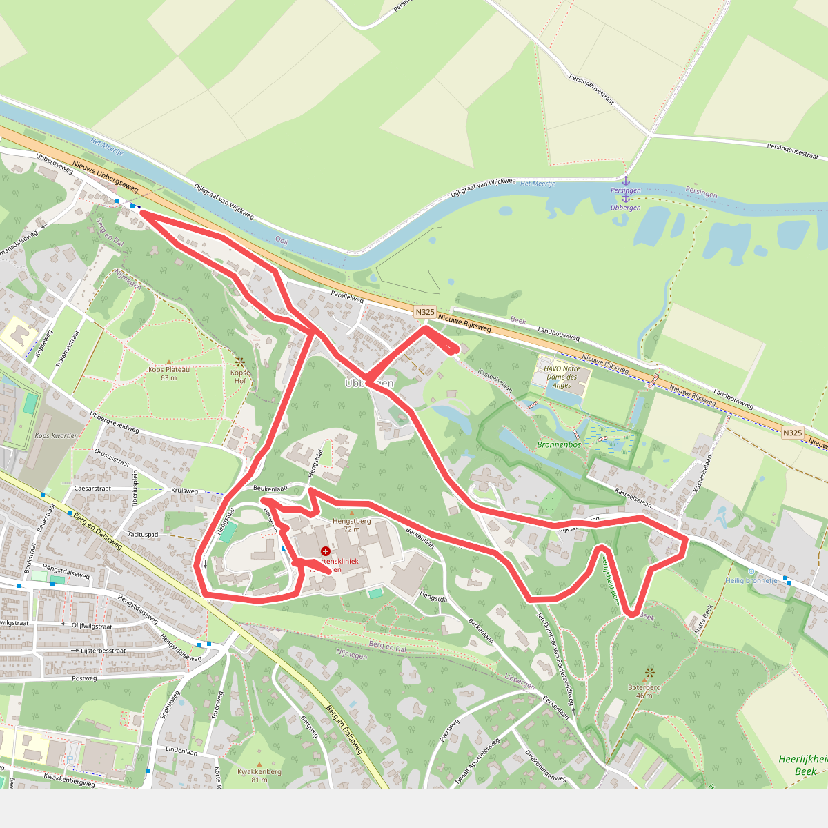 Dorpsommetje  Ubbergen-hoog