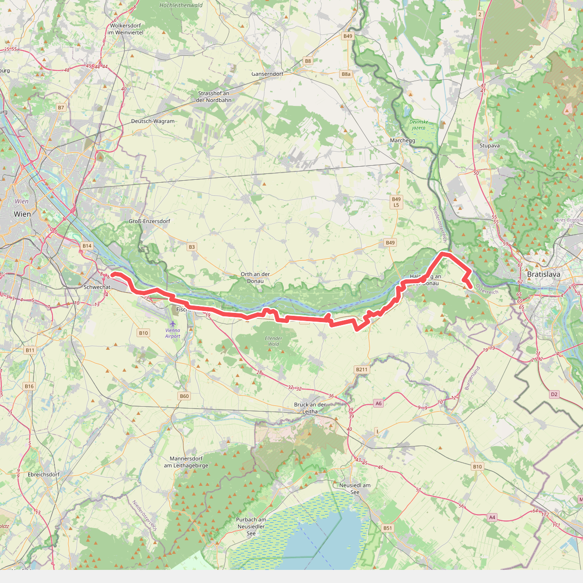 Jakobsweg Wolfsthal-Schwechat
