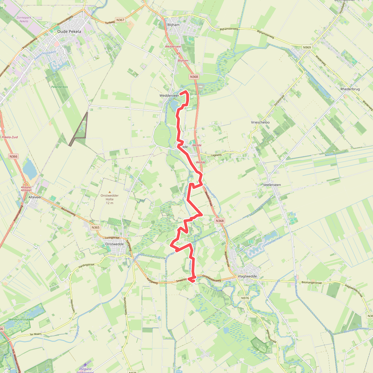 Wedde - Onstwedde · Westerwoldepad etappe 1