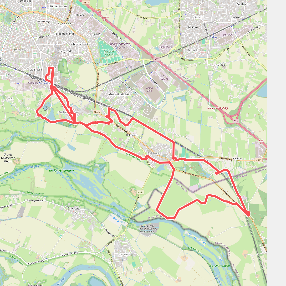 Knooppad 1: Tussen Zevenaar en Elten
