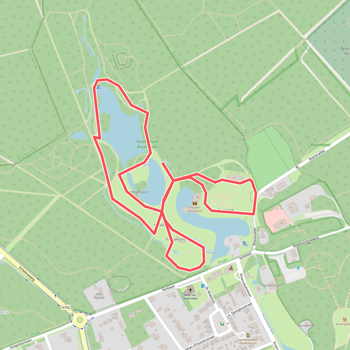 Wandelen park Rosendael