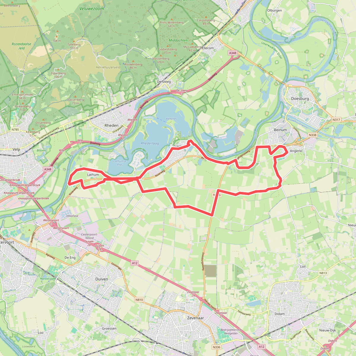 Knooppad 2: Langs de IJssel en door het Broek