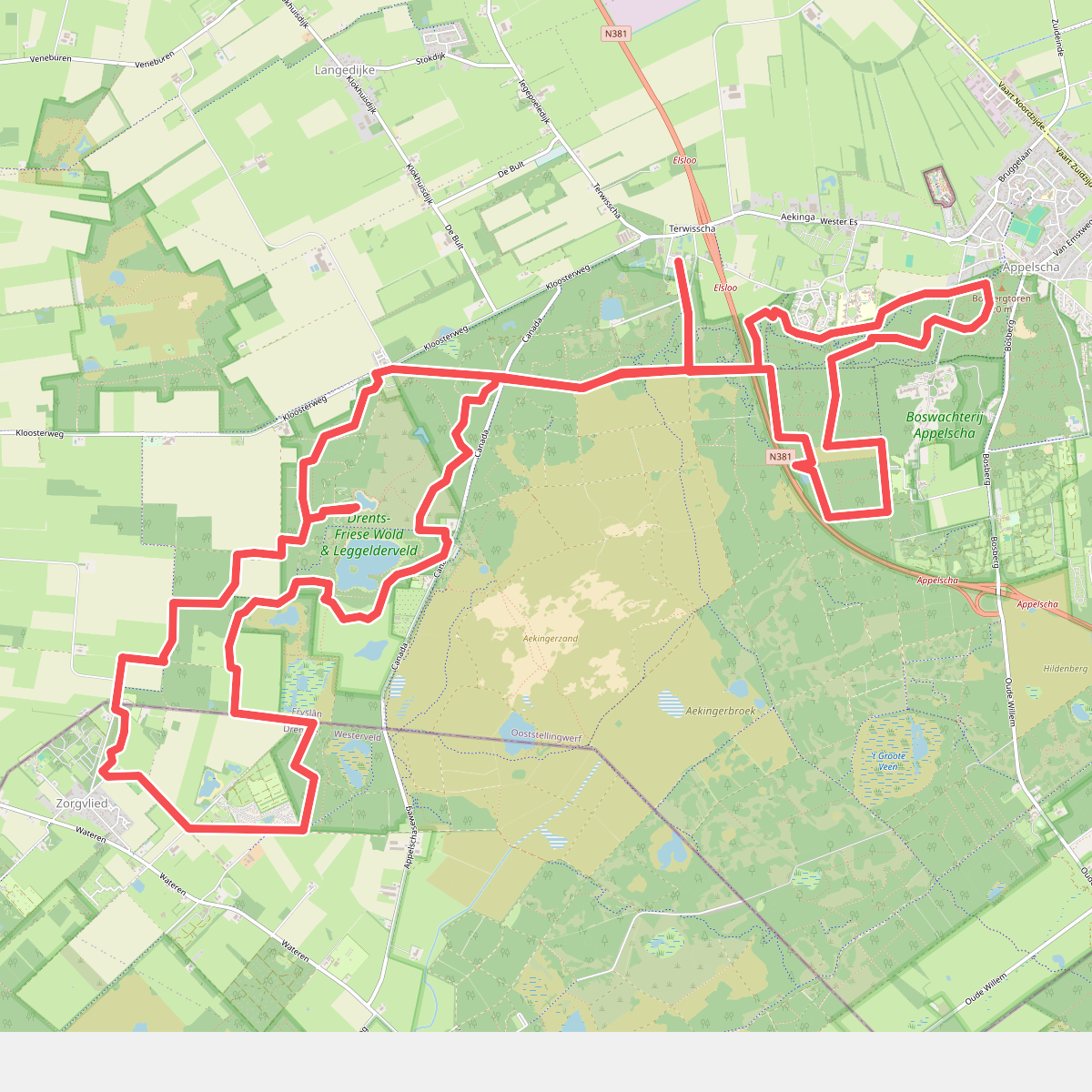 Wandelen met je hond Appelscha