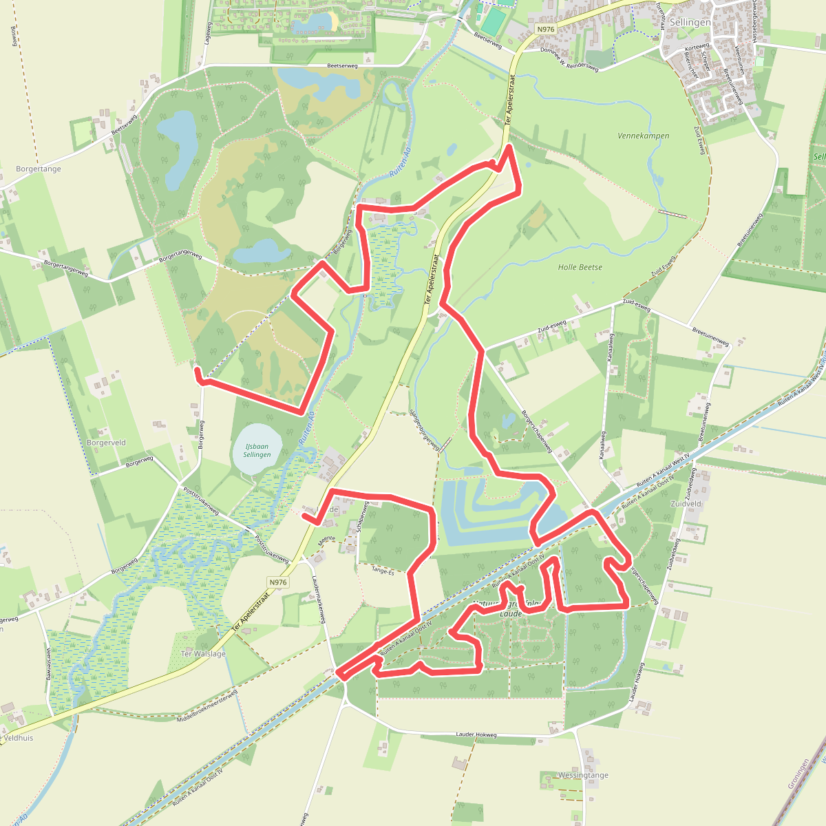 Sellingen - Ter Apel · Westerwoldepad etappe 4