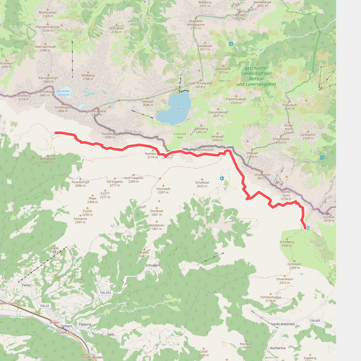 Prättigauer Höhenweg - Etappe 2
