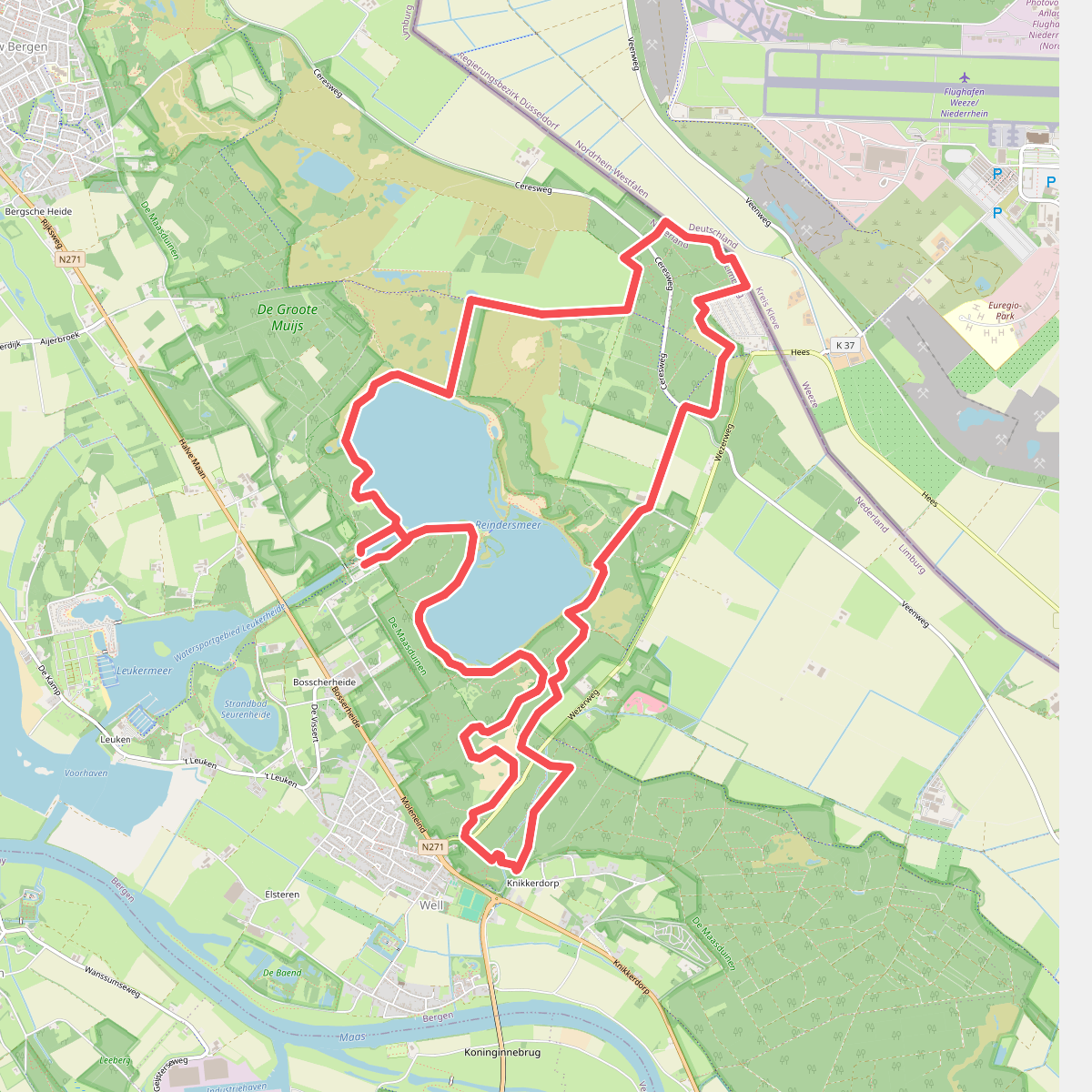Maasduinen nieuwe natuur