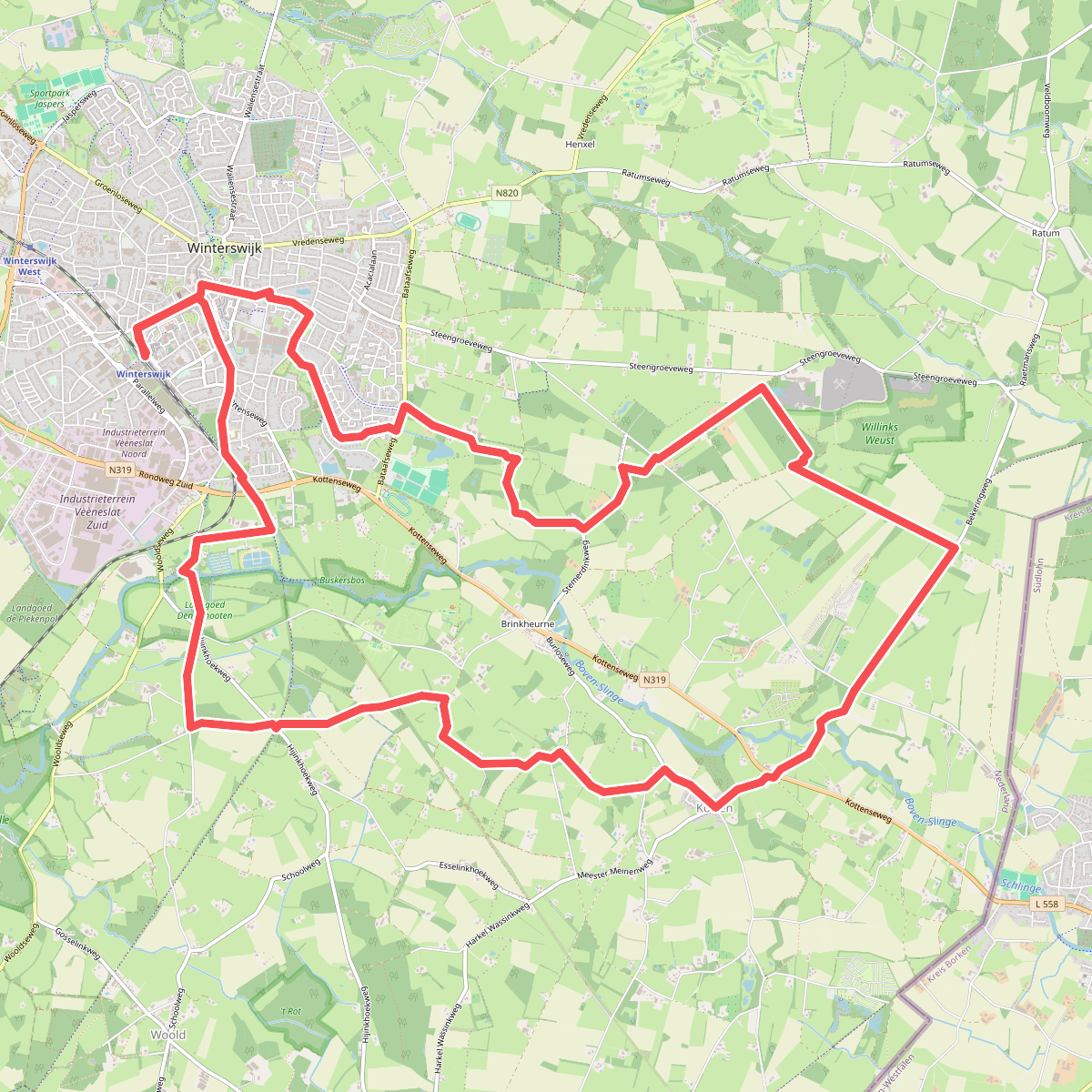 Rondom de Boven-Slinge · Scholtenpad etappe 12
