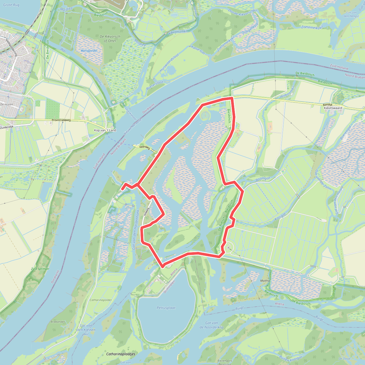Waar water het wint van land