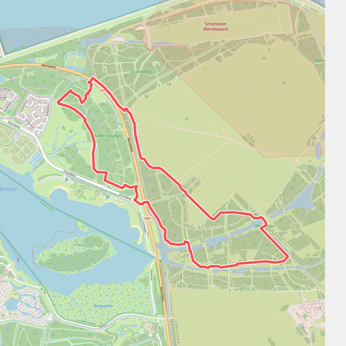 Wielewalen bij Lauwersoog