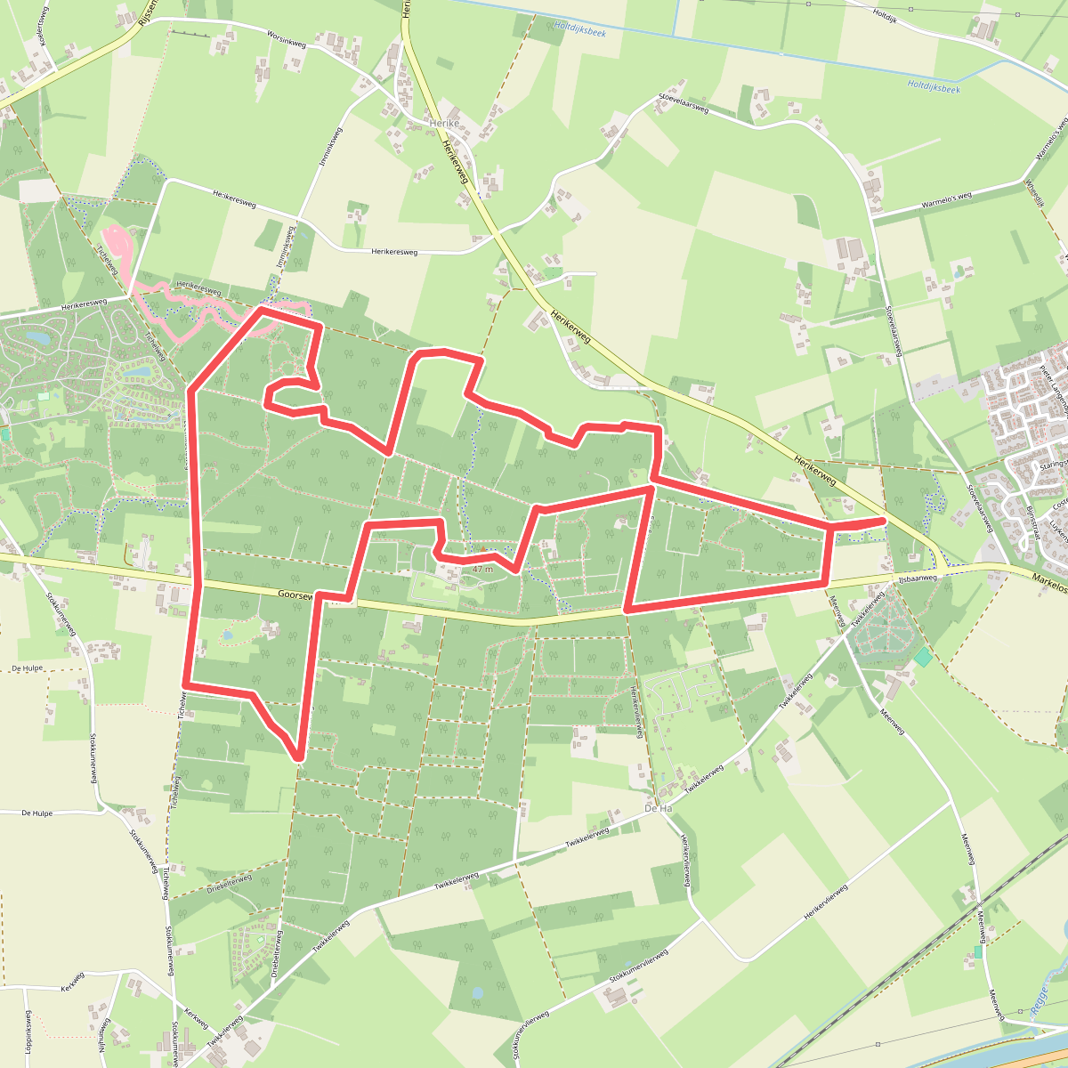 Grafheuvels en leemkuilen op de Herikerberg