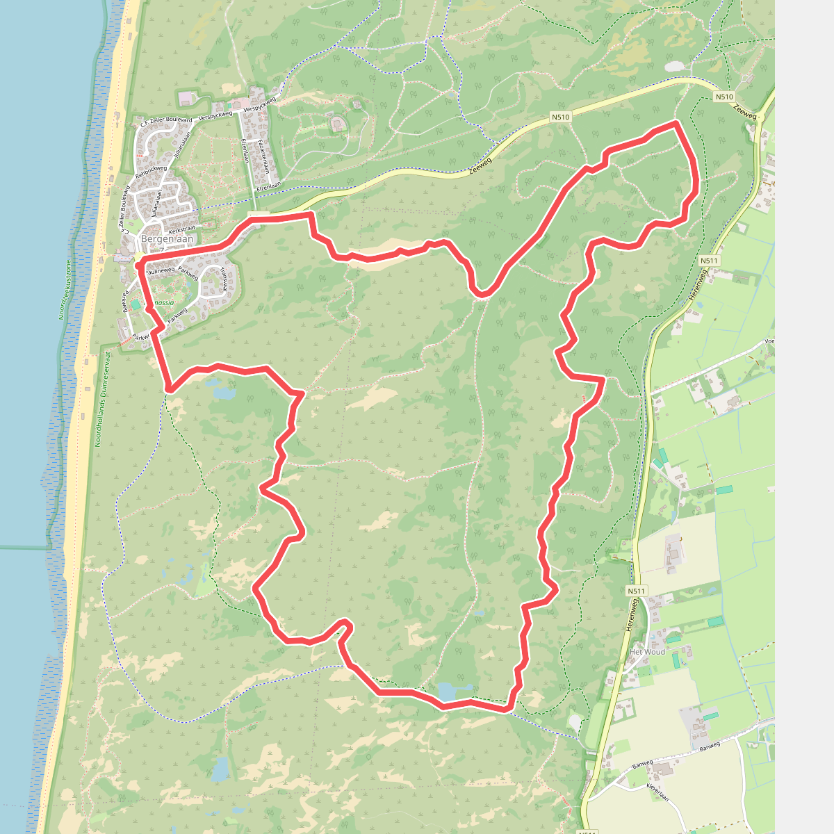 Bergen aan Zee wandelen