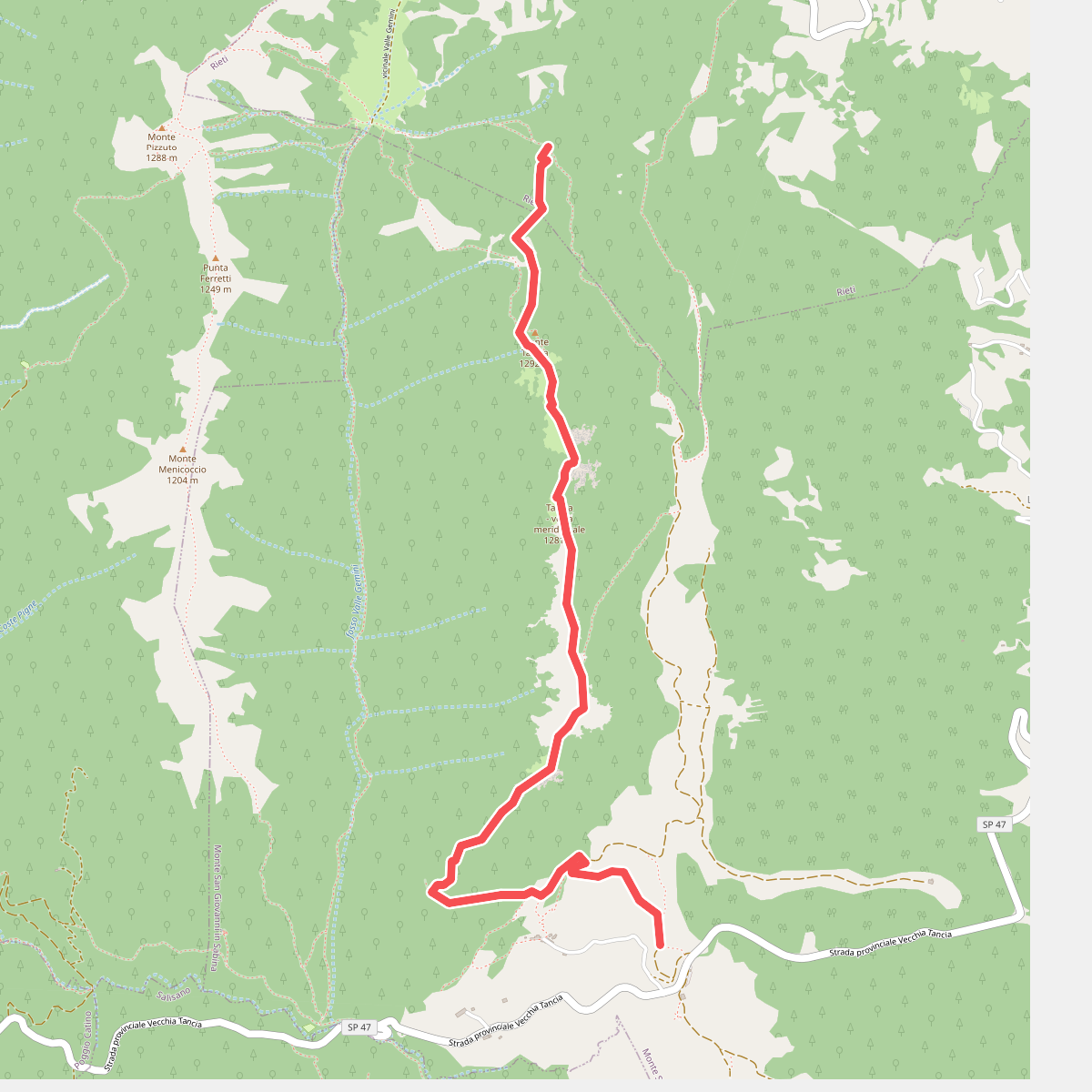 Cresta di Monte Tancia