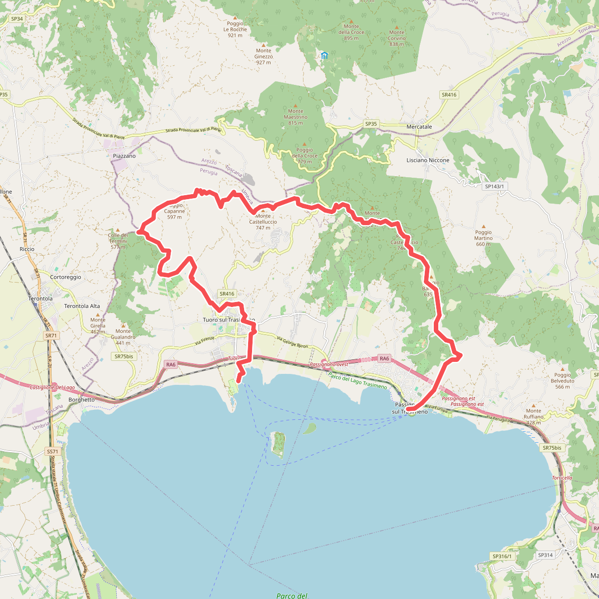 La Via del Trasimeno Tappa 7