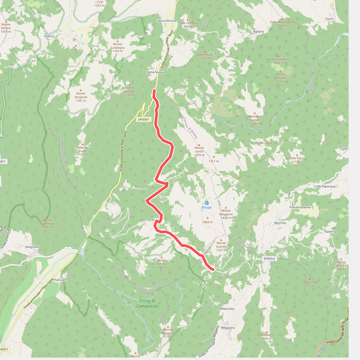 Spina Nuova - Acera - Passo Cattivo