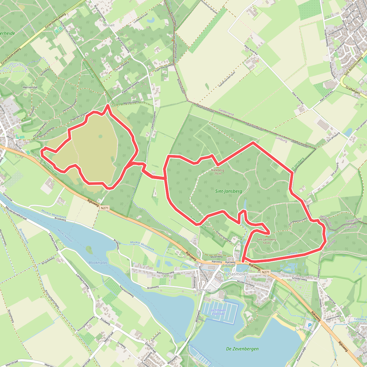 Heuvel op heuvel af