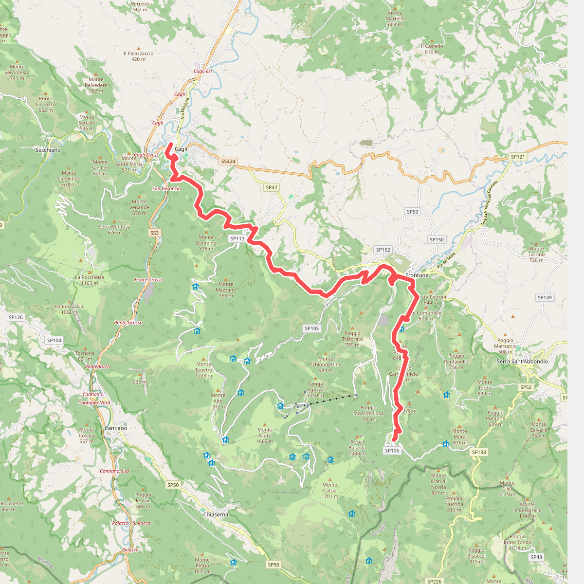 Cammino dei Cappuccini - Tappa 3