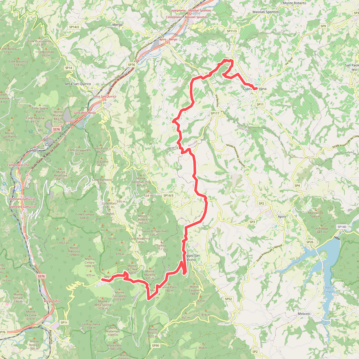 Cammino dei Cappuccini - Tappa 7