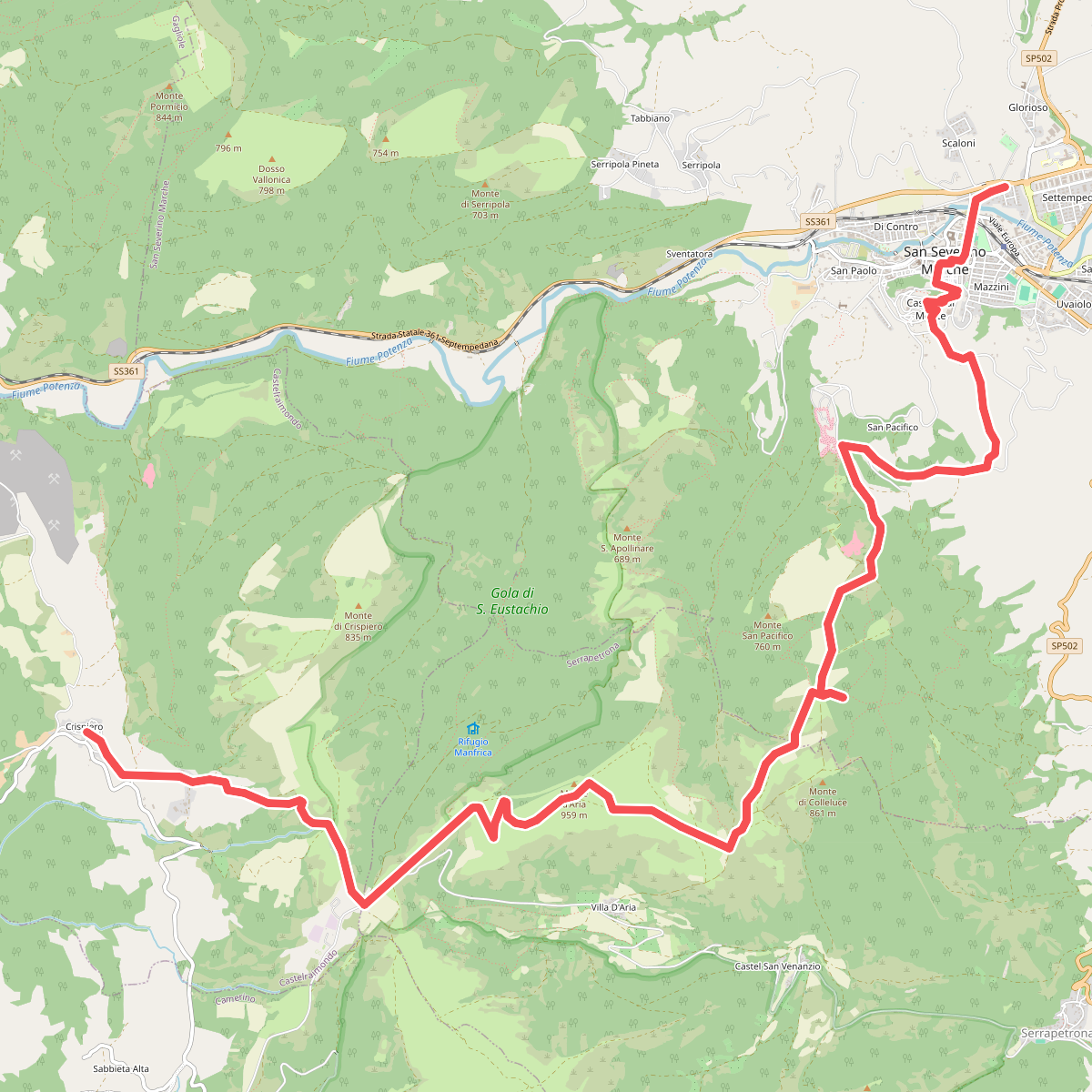 Cammino dei Forti - Tappa1