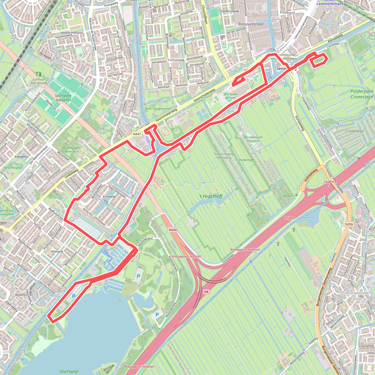Recreatiegebied Vlietland en Cronesteyn