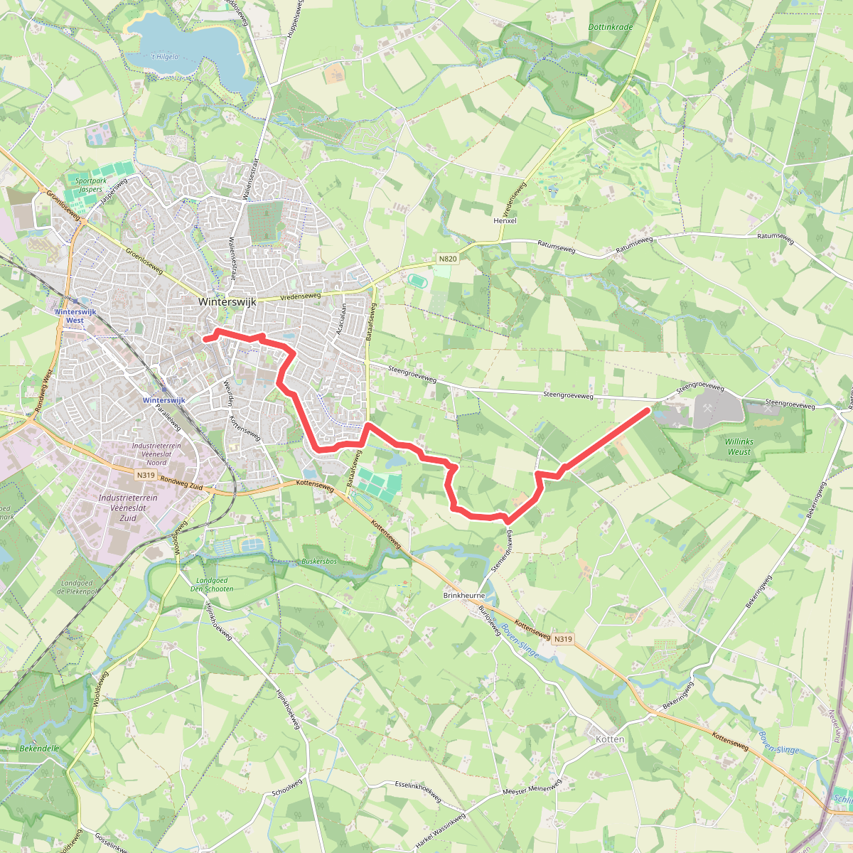 Oostroute · Scholtenpad etappe 7