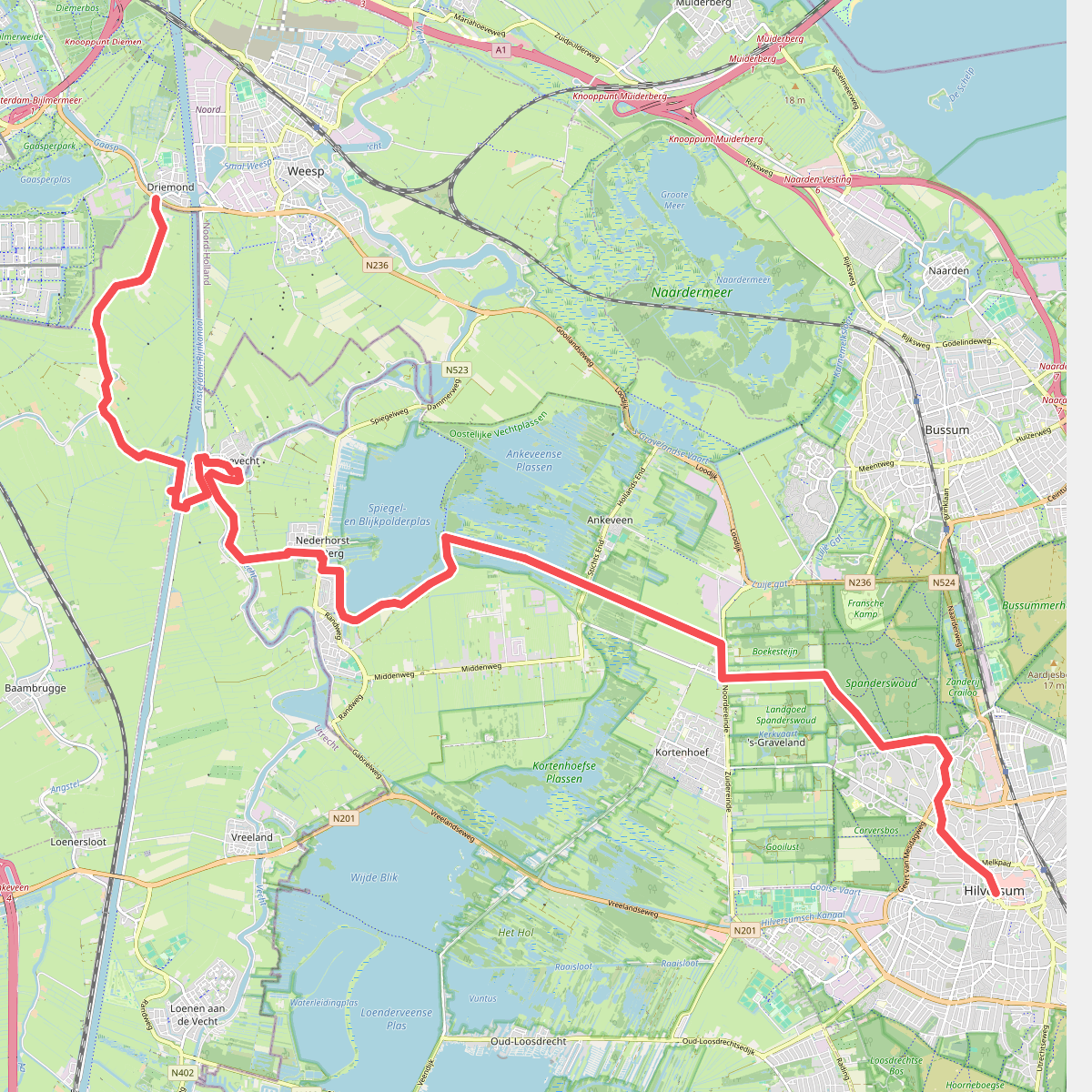 Oudste wandelroute van Nederland etappe 1B
