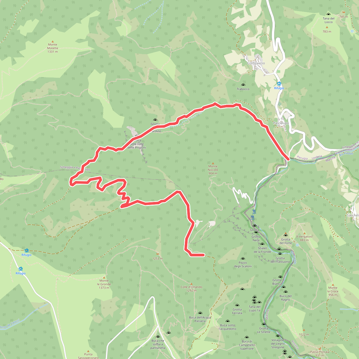 Valle delle Prigioni