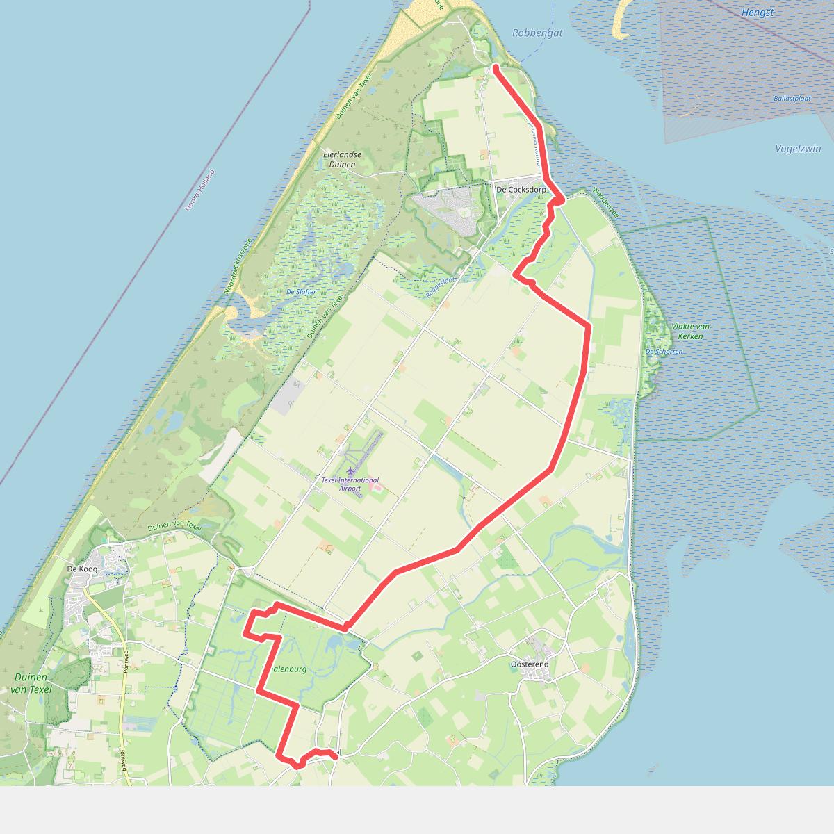 De Cocksdorp - De Waal · Noord-Hollandpad etappe 1