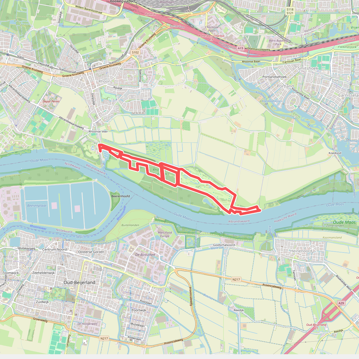Langs de oevers van de Oude Maas