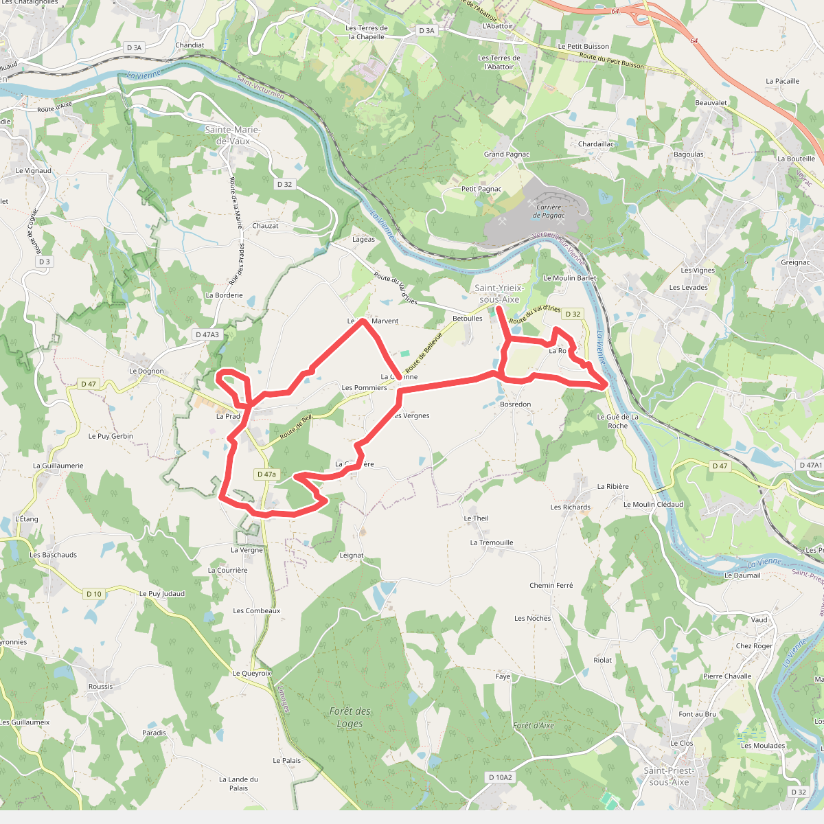 Les Sentiers de Saint-Yrieix-sous-Aixe