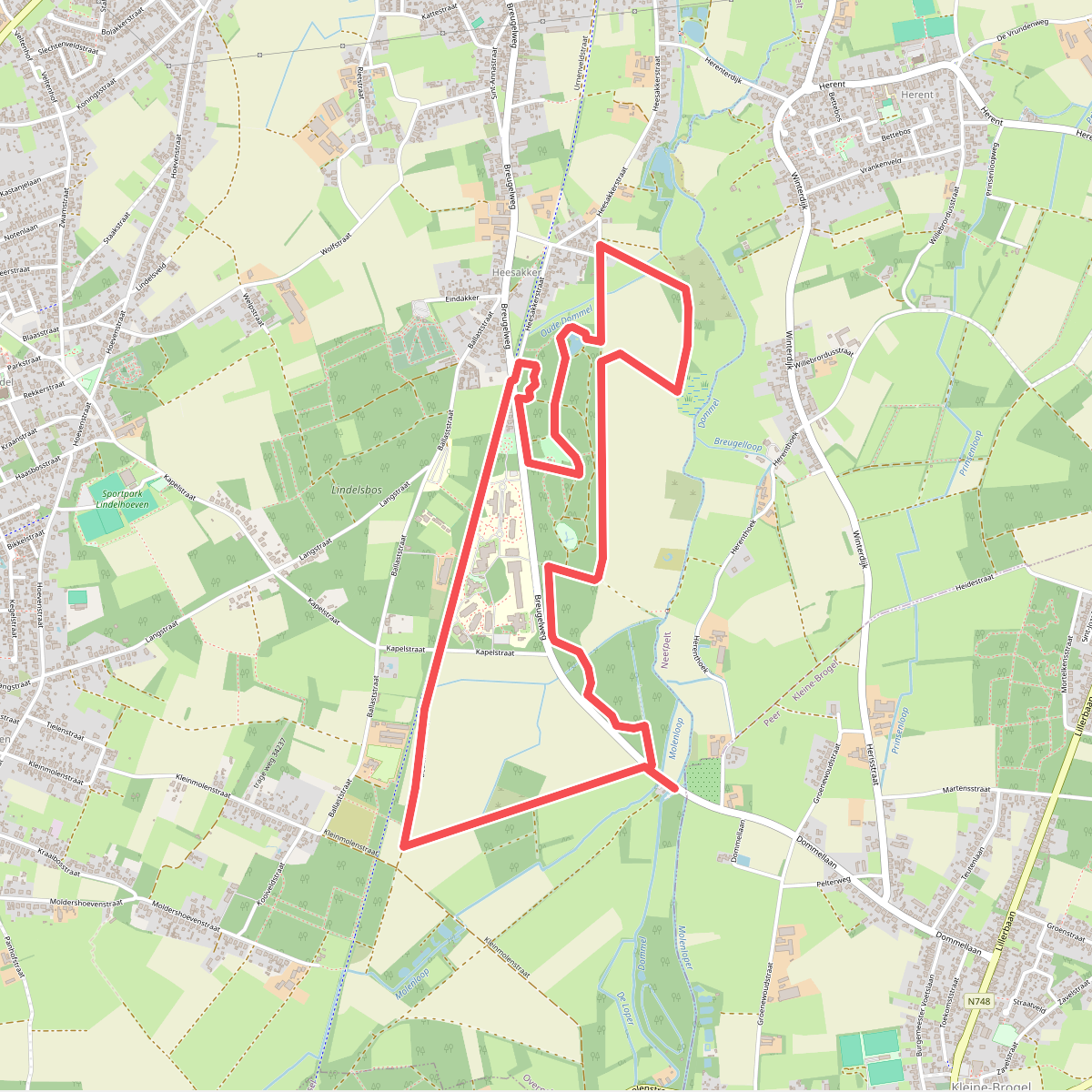 Heesakkerheide Pelt - Rood