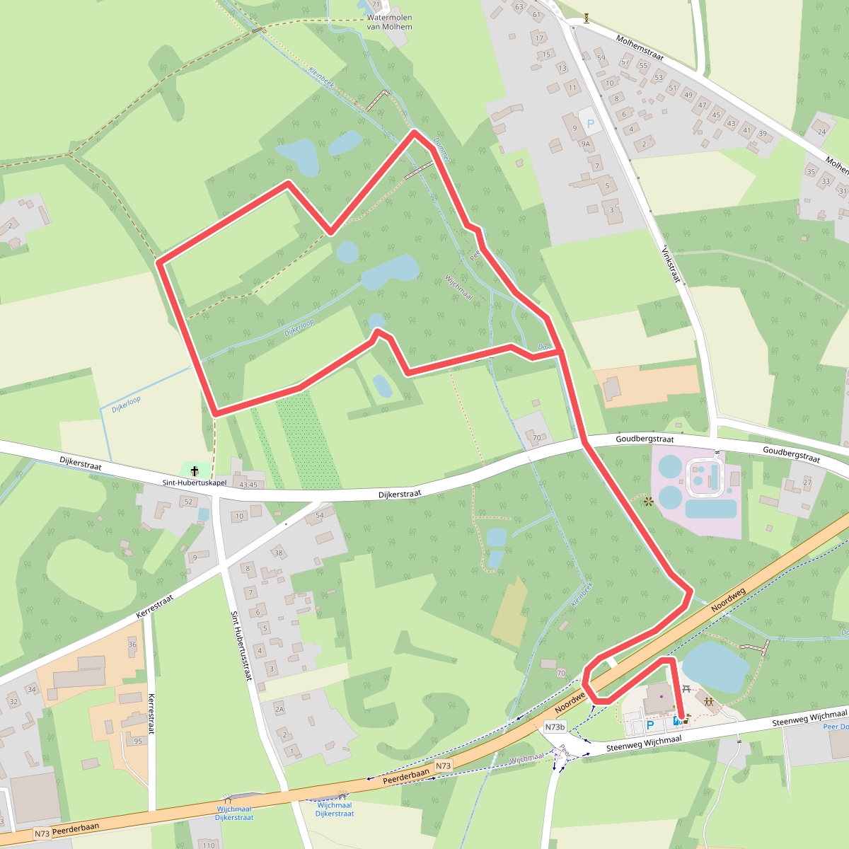 Hoksent-Molhem - Blauw (Mullemer Bemden)