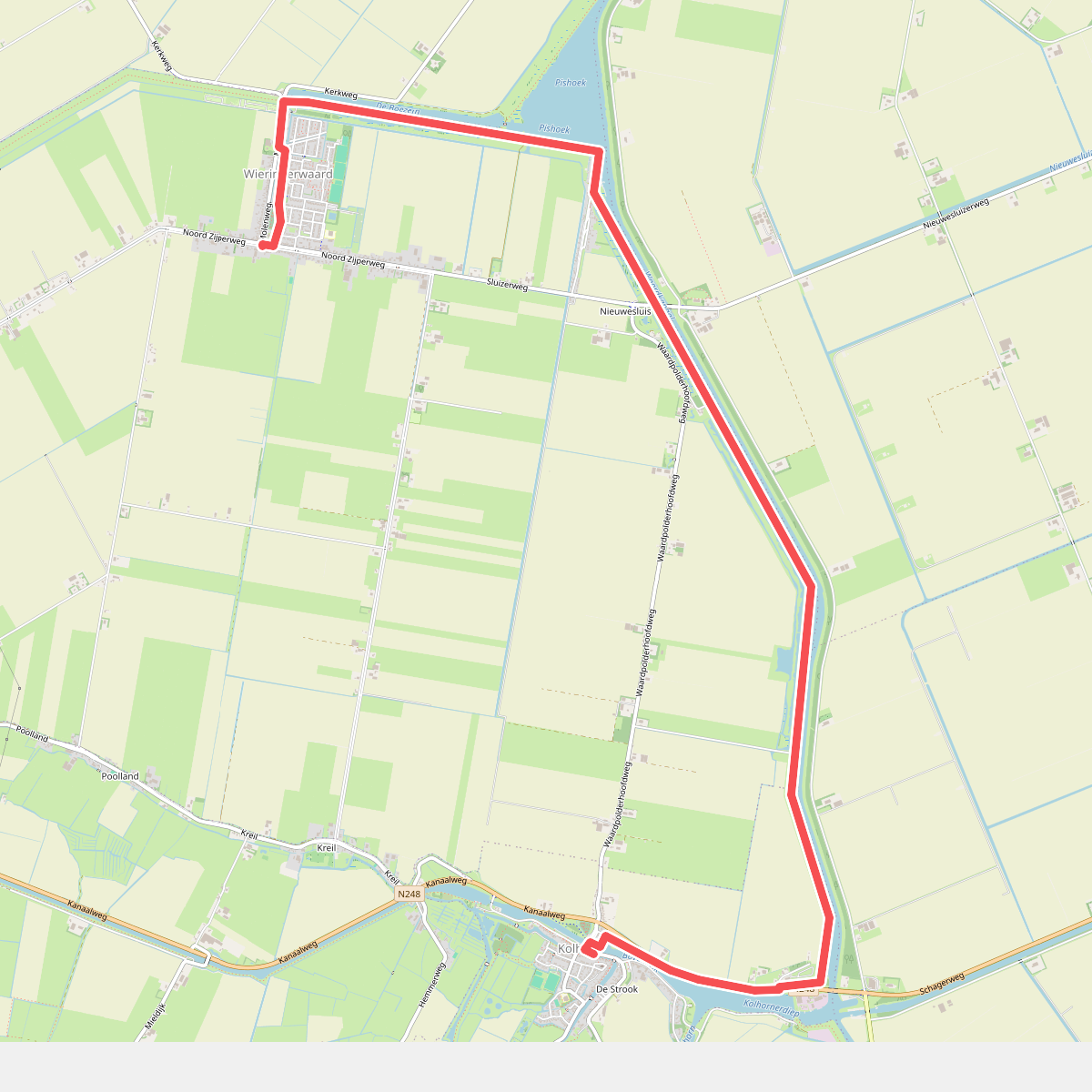 Wieringerwaard - Kolhorn · Noord-Hollandpad etappe 5