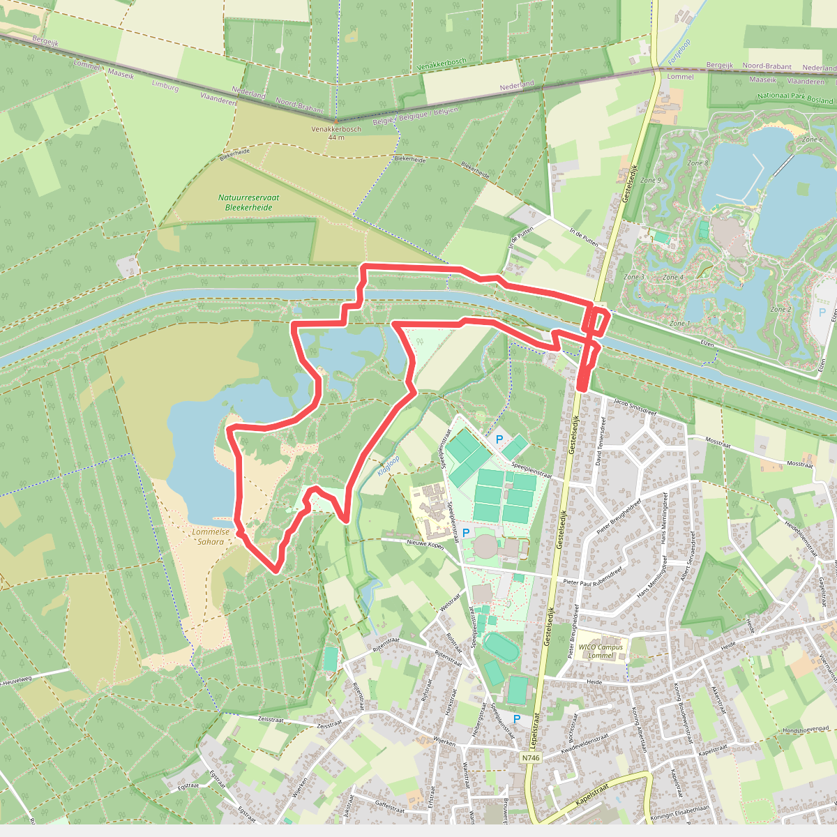 Bosland Sahara oranje