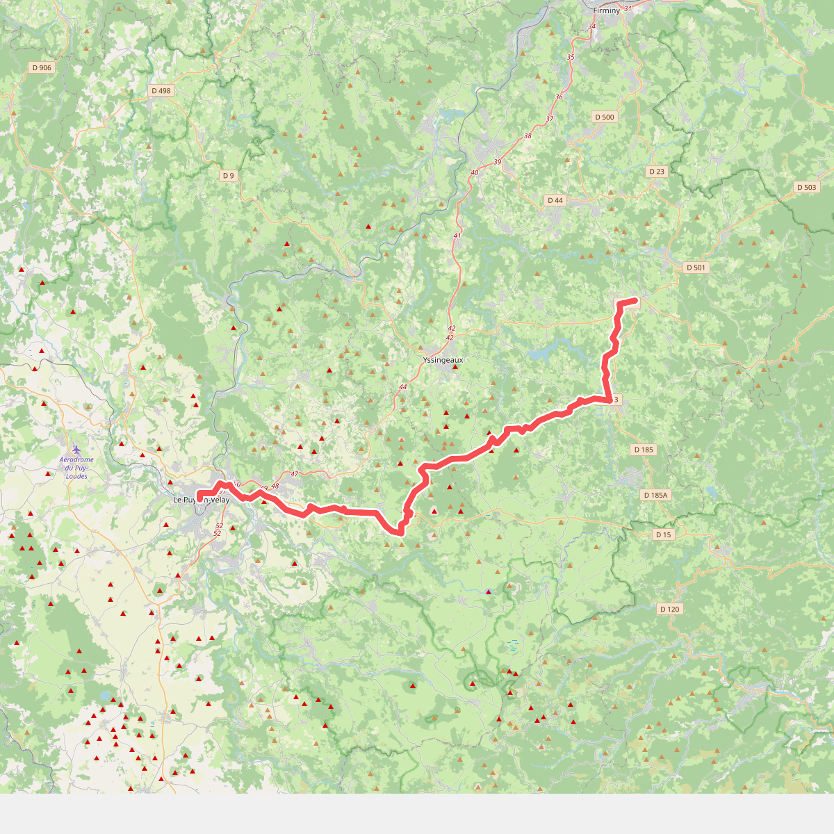 Via Gebennensis · Montfaucon-en-Velay – Le-Puy-en-Velay