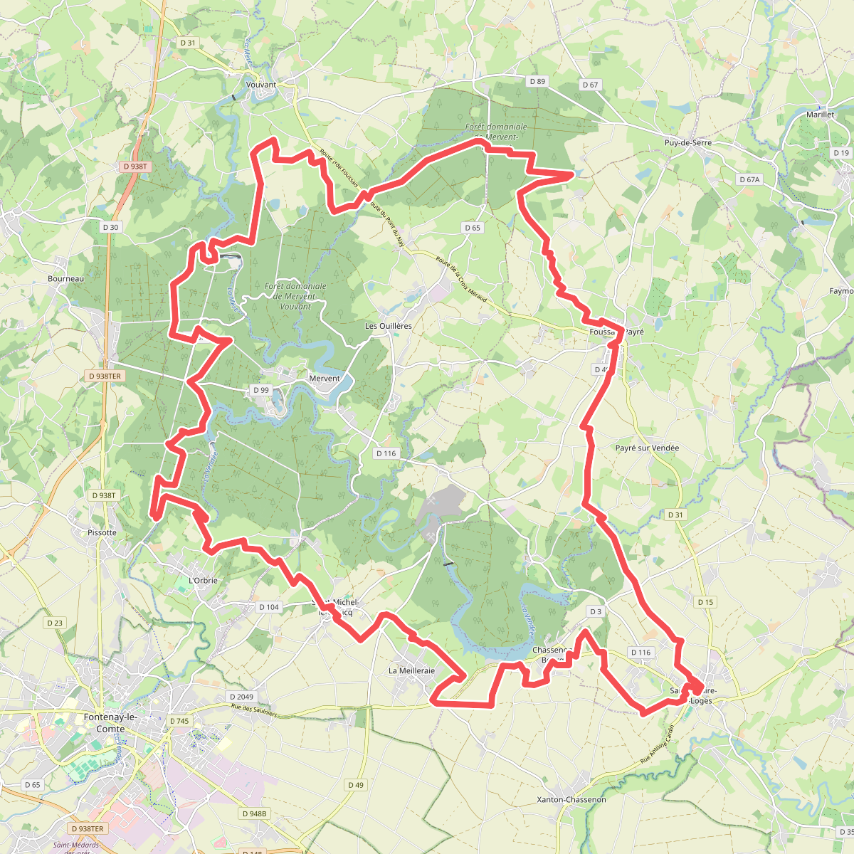 Boucle du Domaine de Mélusine