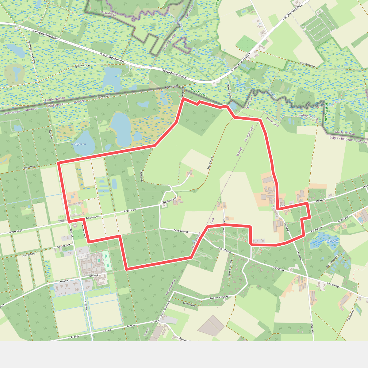 Drie grenzen wandeling