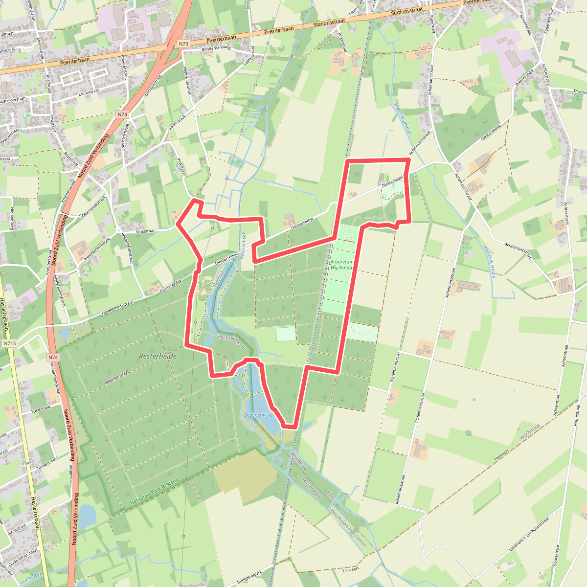 Resterheide - Geel 