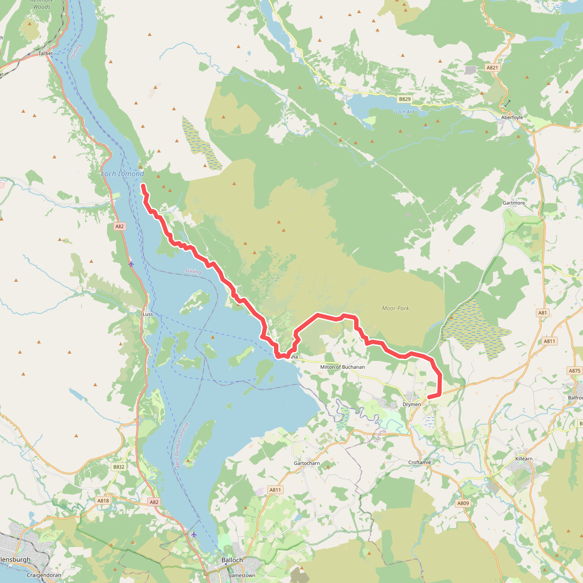 WHW 2.Dryman-Rowardennan