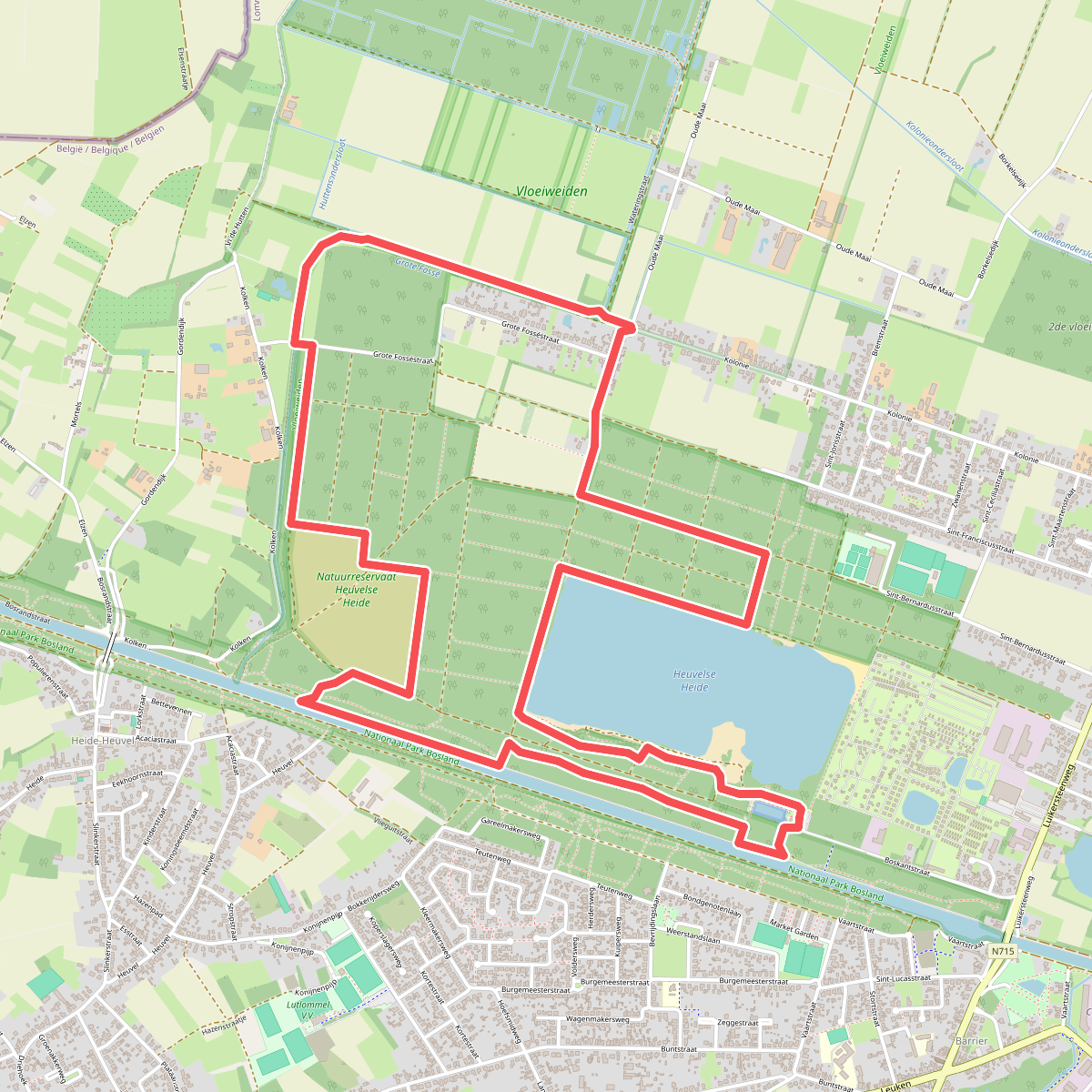 Heuvelse Heide rood