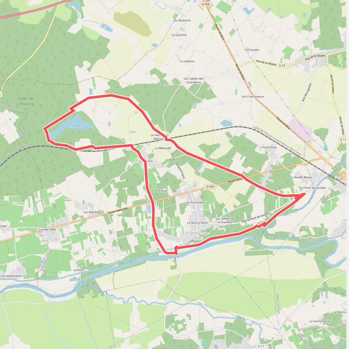 Circuit des vignes à la forêt